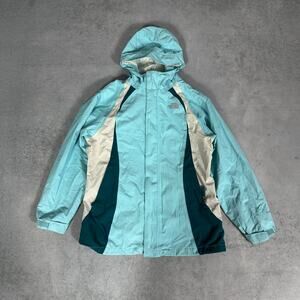 The North Face Girls Triclimate 3 in 1 Jacket Blue Teal - Size: XL TG 18